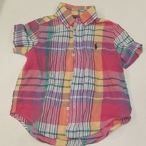 2t Polo Ralph Lauren Plaid shirt
